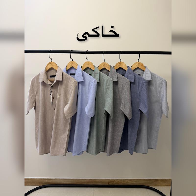 پیراهن آستین کوتاه پنبه 2645